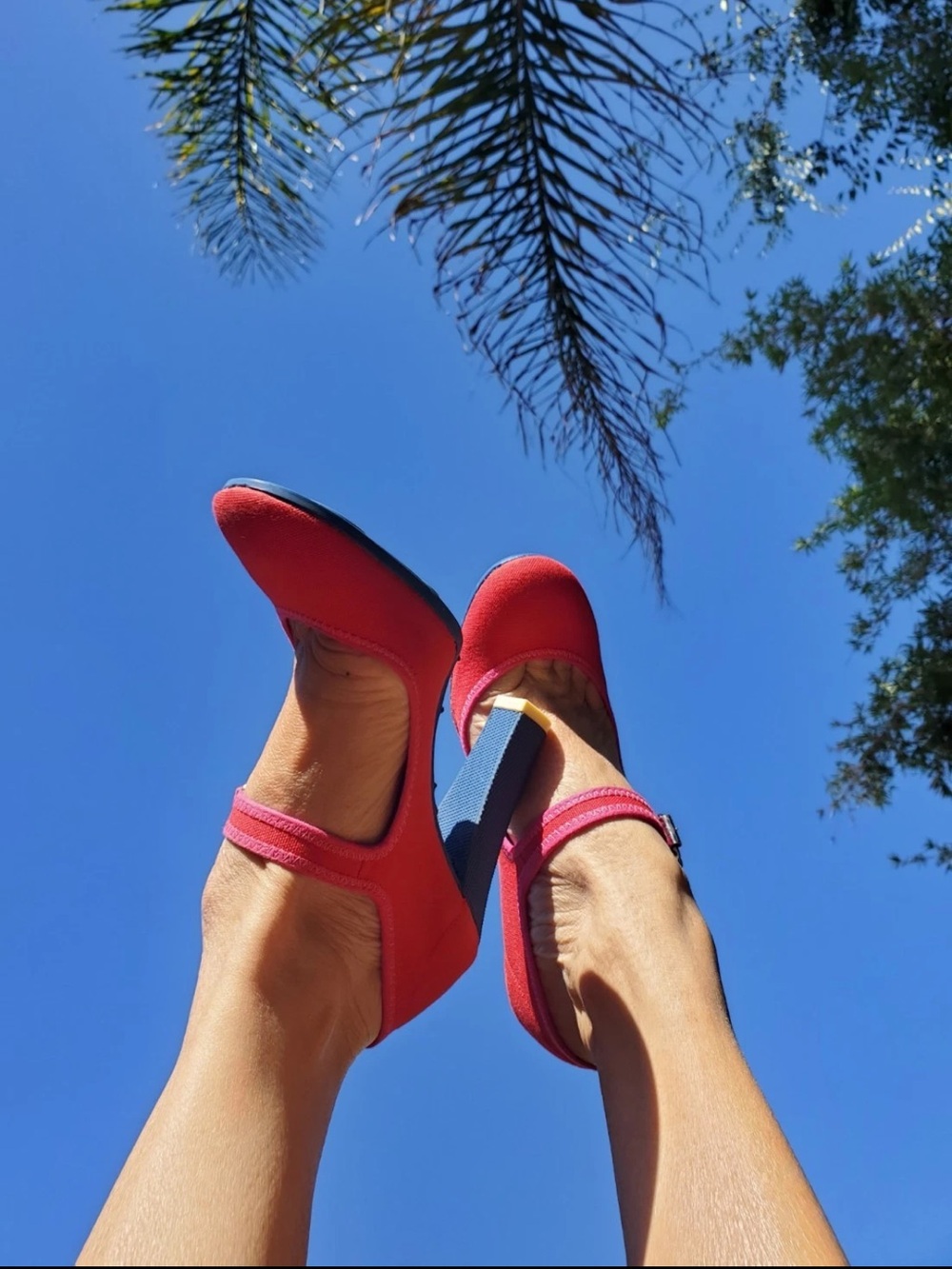❤️Marc Jacobs Red Mary Jane Canvas Heels💙 - Picture 10 of 10